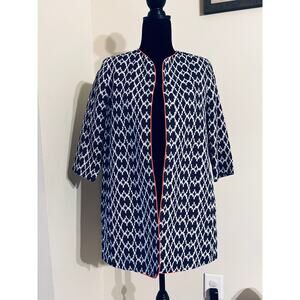 Helene London Printed Neon Trim Jacket sz XS